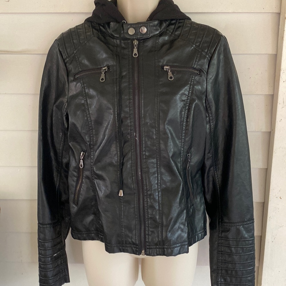 Maralyn & Me Jacket with built-in hoodie